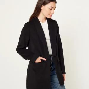 Saco Alpaca 80 De Baby Alpaca Color Negro