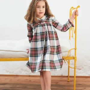 Bata bebé tartán escocés