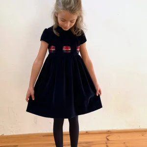 Vestido Ojales terciopelo